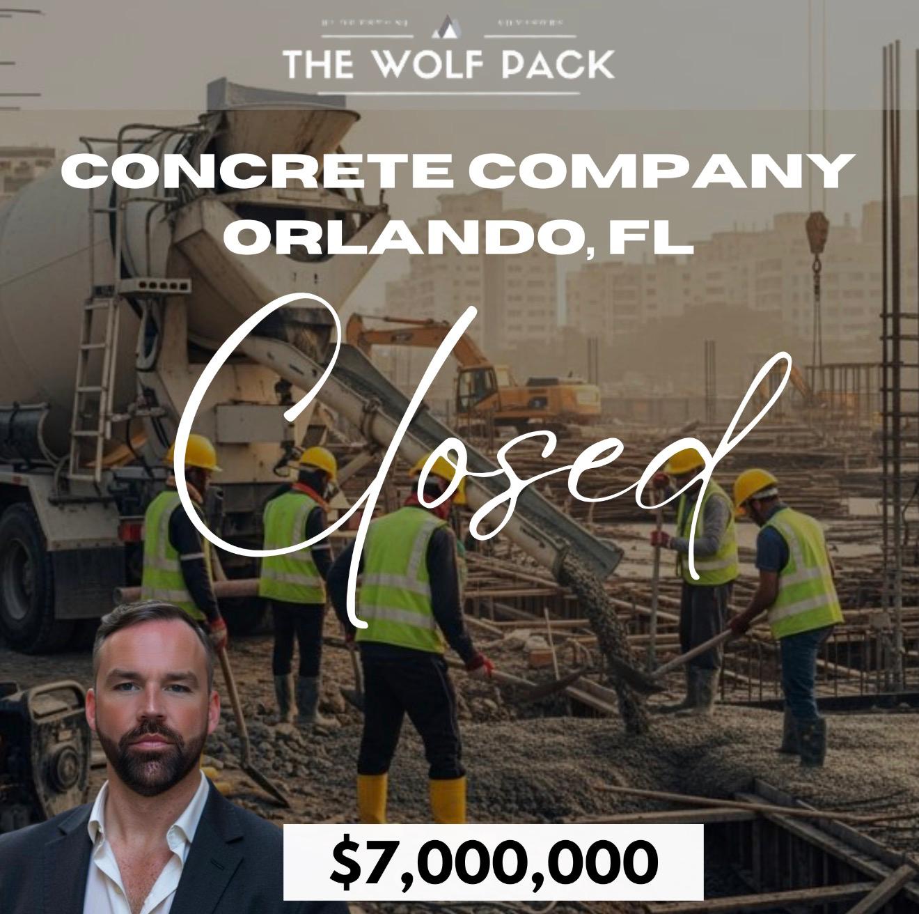 concrete company sold orlando florida