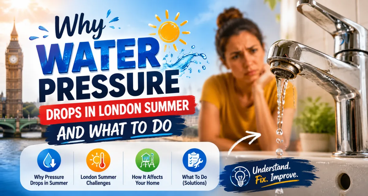 Why Water Pressure Drops in London Summer And What To Do
