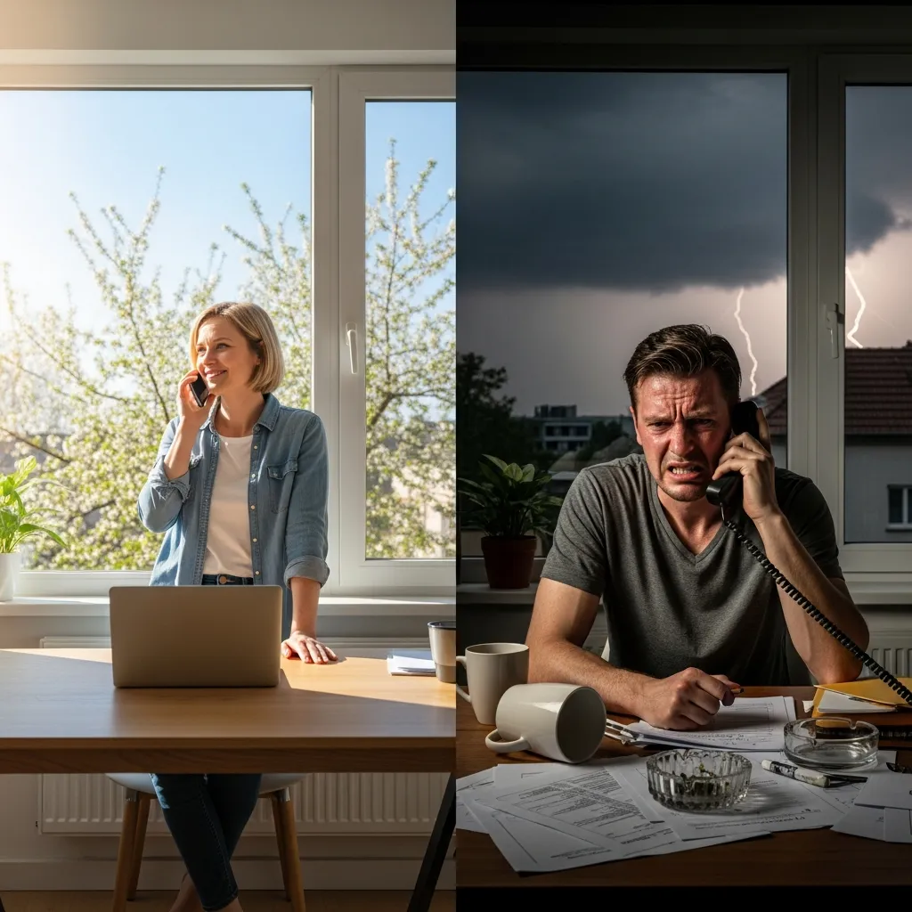 Homeowner experiencing delayed contractor response during hurricane season, showing how late preparation leads to higher costs and longer wait times.