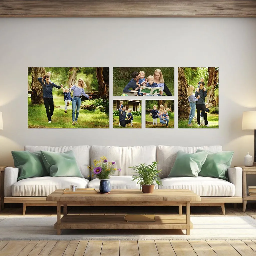 Family portrait artwork by Premier Studio