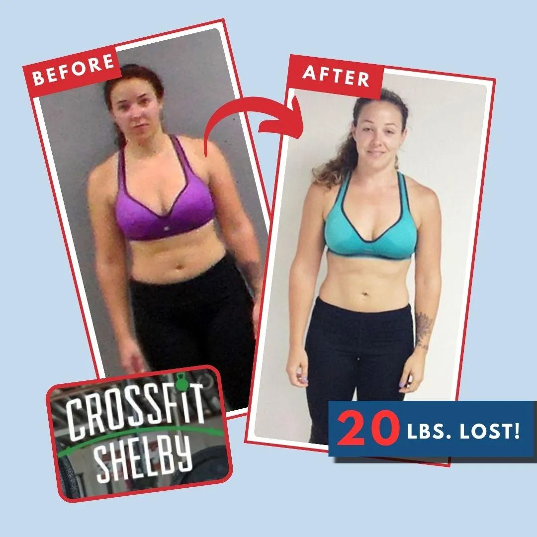 Gym member's 6-week transformation – before and after weight loss results.