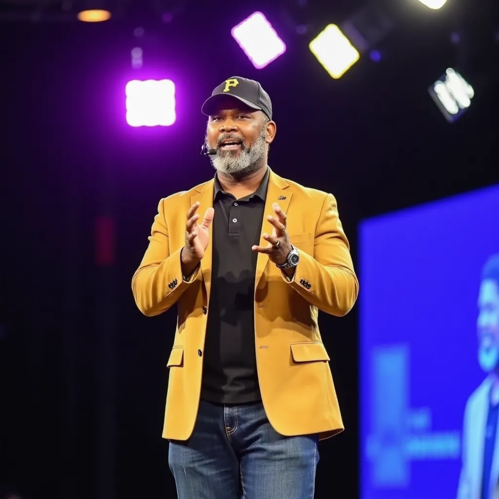 Jesse L. Radford III speaking on stage