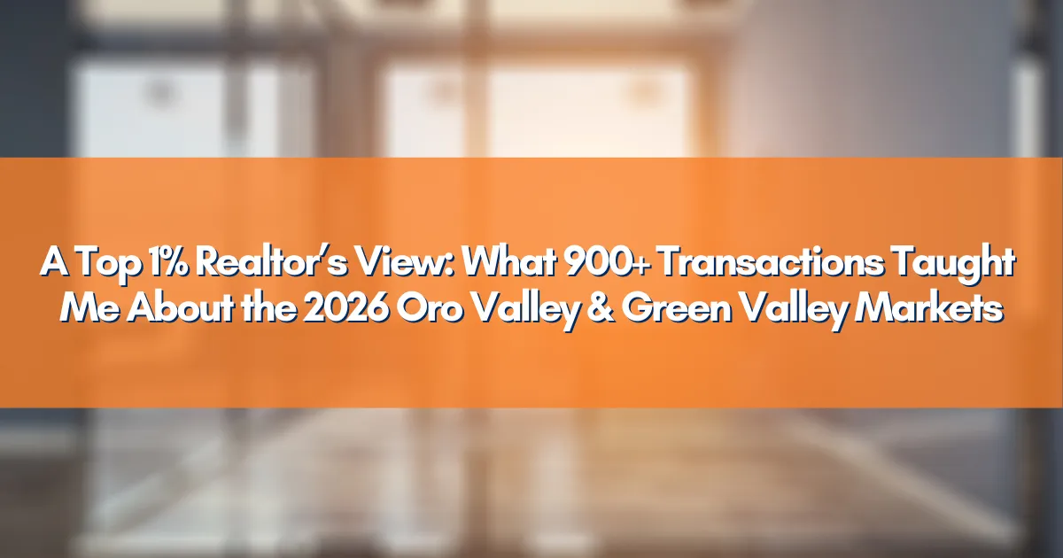 Luxury desert homes in Oro Valley Arizona overlooking Catalina Mountains