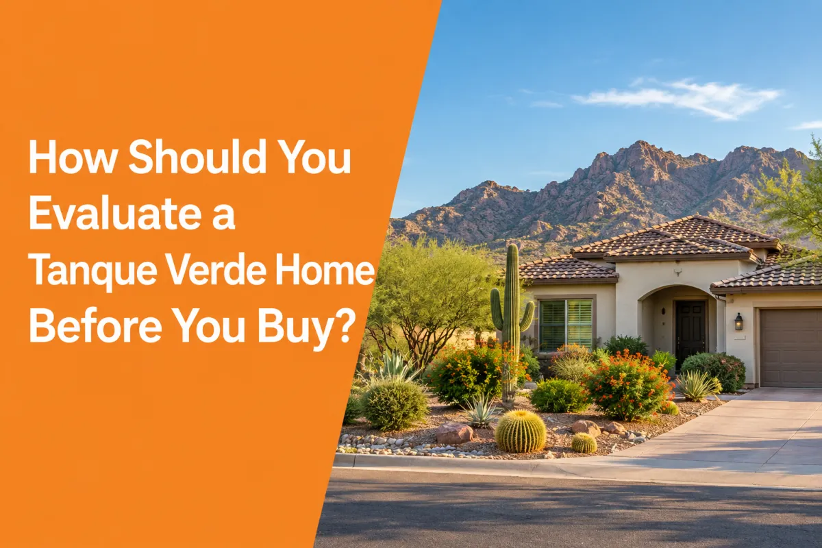 Tanque Verde home evaluation before buying with a local Realtor