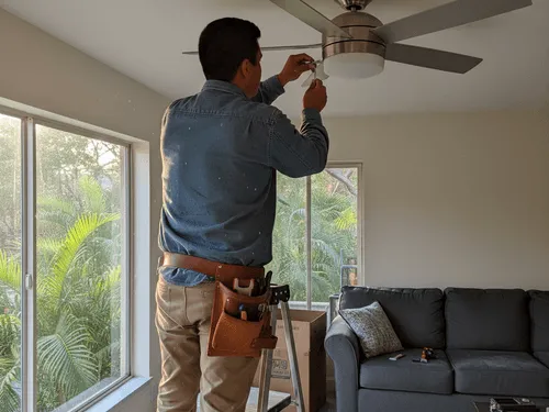 Light Fixture & Ceiling Fan Installation in North San Antonio, TX
