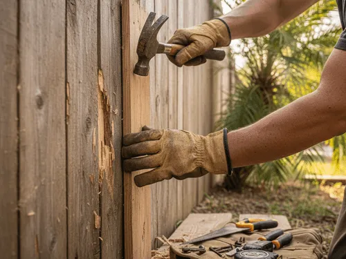 Fence Repair in North San Antonio, TX