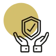 Money falling back into hand icon, savings