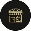 Money falling back into hand icon, savings