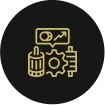 Money falling back into hand icon, savings