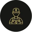 Money falling back into hand icon, savings