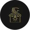 Money falling back into hand icon, savings