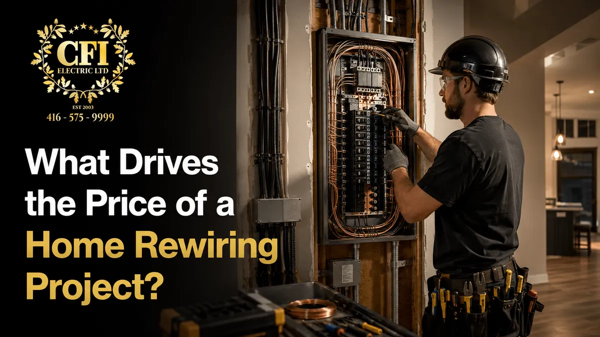 What Drives the Price of a Home Rewiring Project?