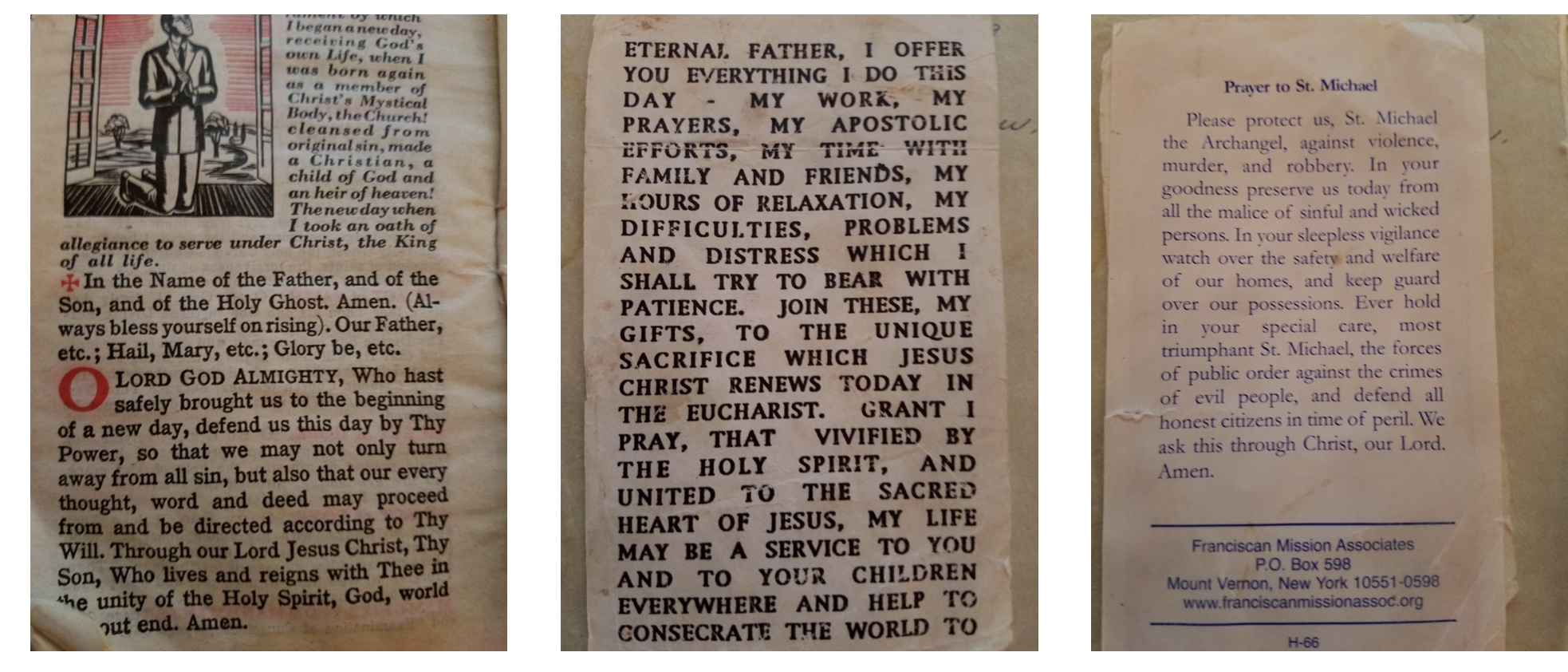 Fr. John Lubey Artifacts