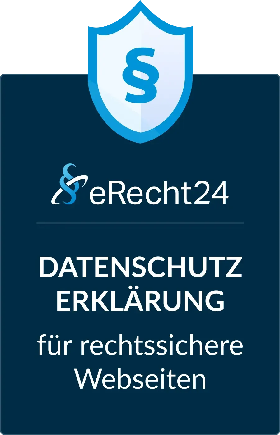 Logo eRecht24 Datenschutz