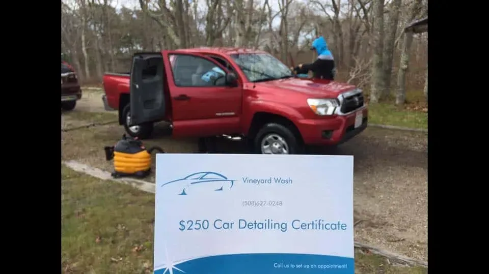 vineyard wash gift certificate