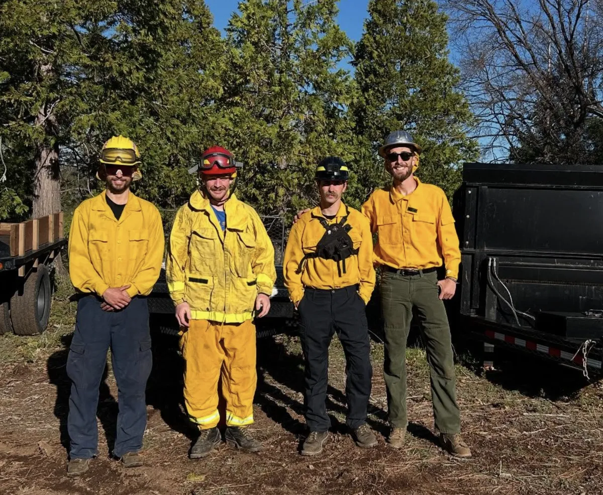 Professional crew performing community fuel reduction and HOA fire mitigation in South Lake Tahoe, El Dorado Hills, and Placerville - ADS Tree Service