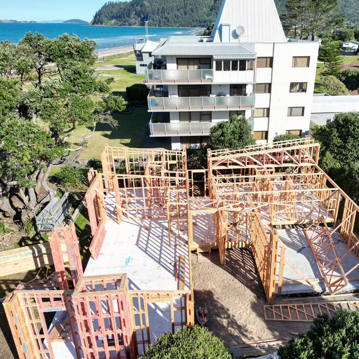 New home construction project by Lucas Building Solutions in Beachlands Auckland