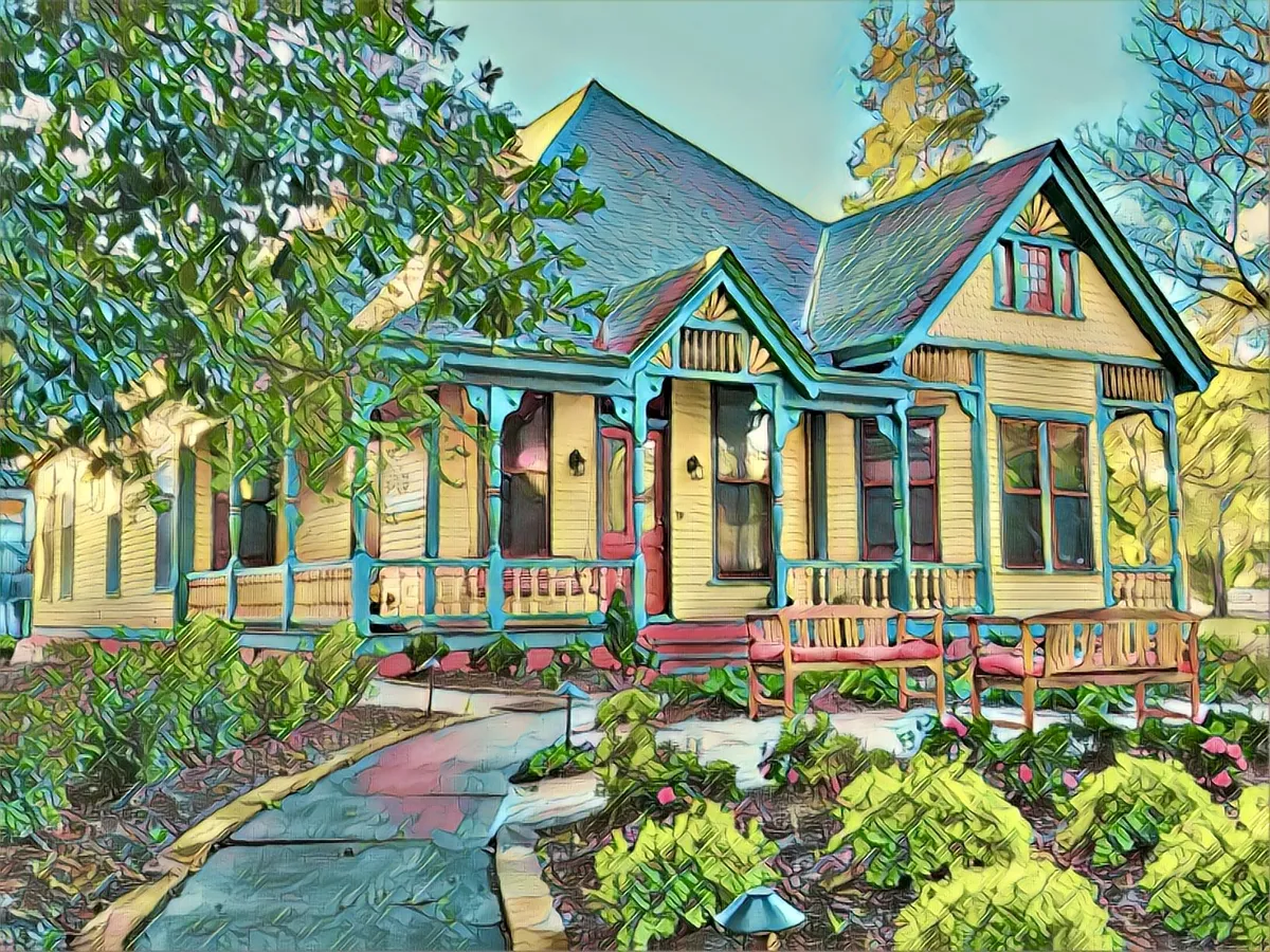 Cumberland Crest House, 1889 Victorian Queen Anne cottage in Little Rock's Quapaw Quarter