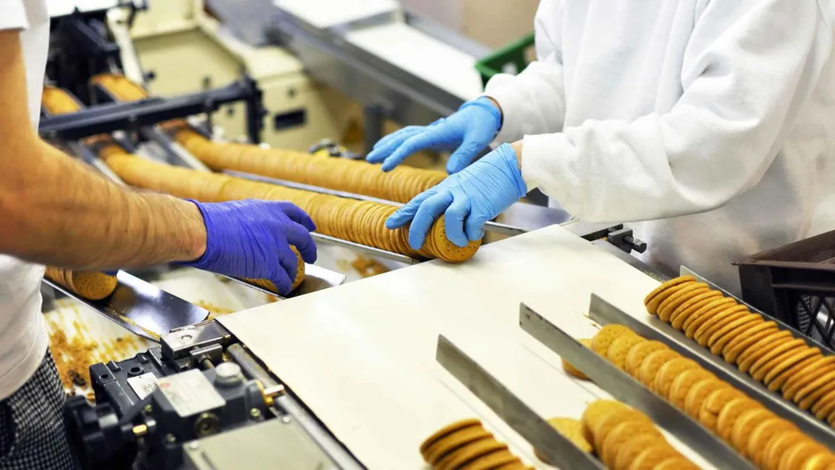 people processing cookies to illustrate our food industry commercial pest control
