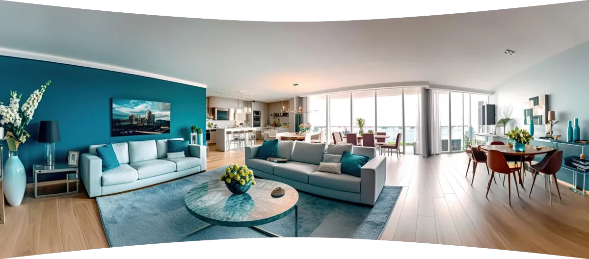 Interior living room refresh with soft neutral walls and crisp white trim, natural sunlight from windows.