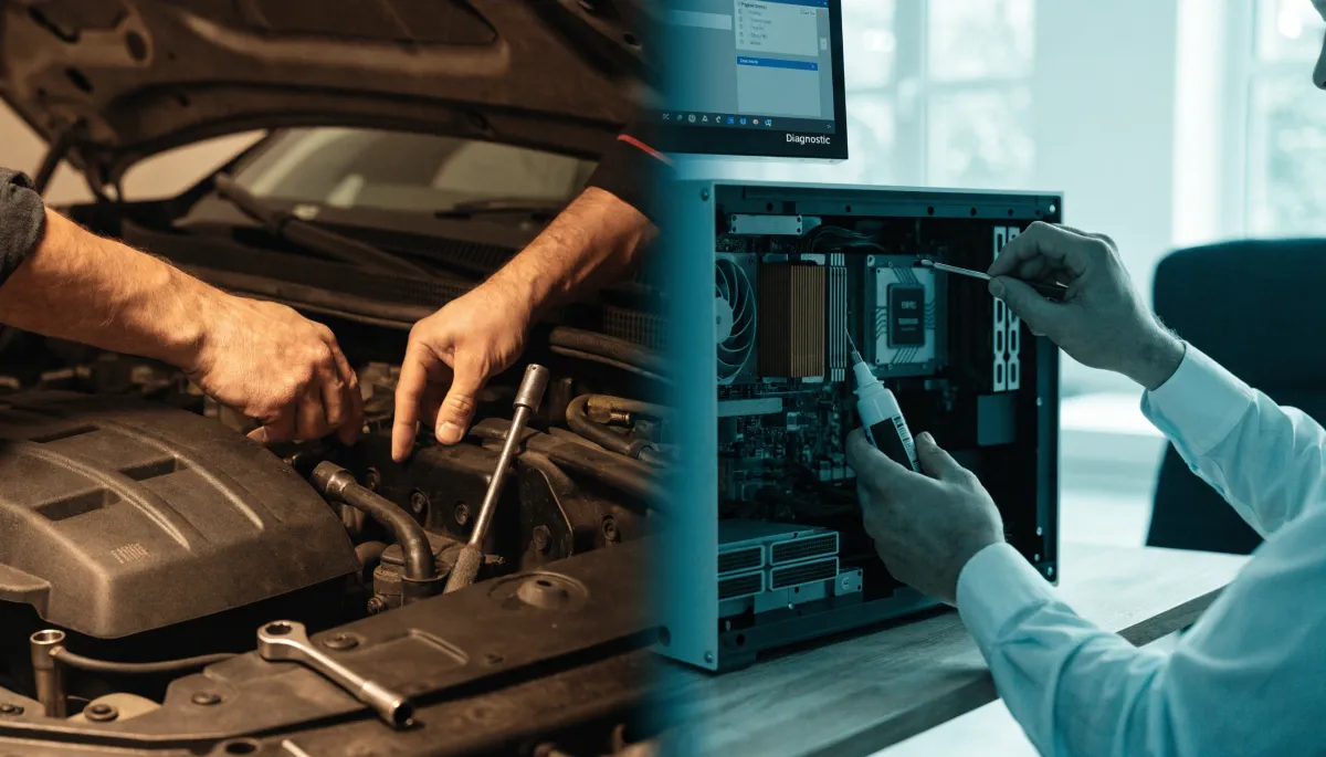 hy Maintaining Your Computer Is a Lot Like Maintaining a Vehicle