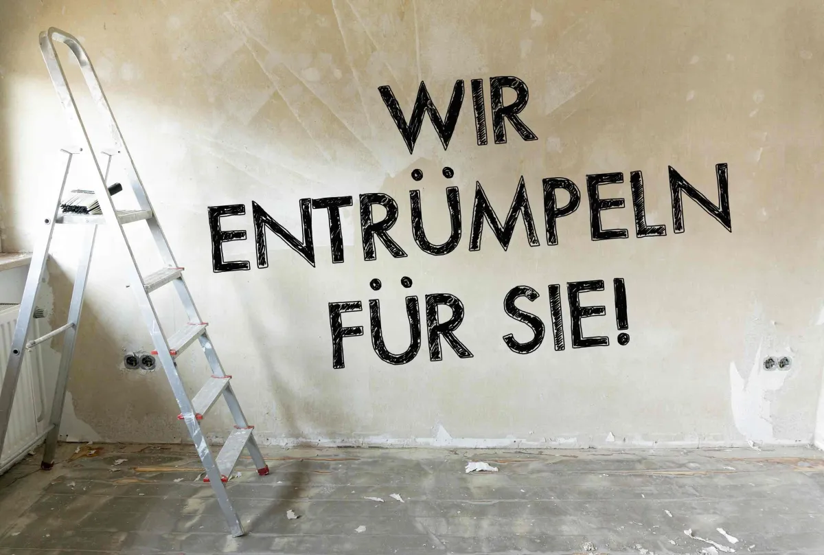 Raum in Frankfurt nach der Entrümpelung durch Biduch rund ums Haus