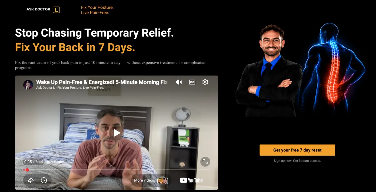 Erin O'Rourke Mindset case study landing page preview