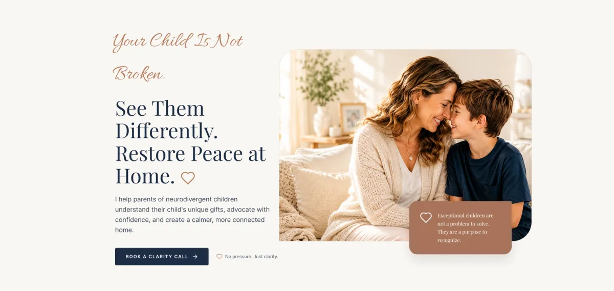 Erin O'Rourke Mindset case study landing page preview