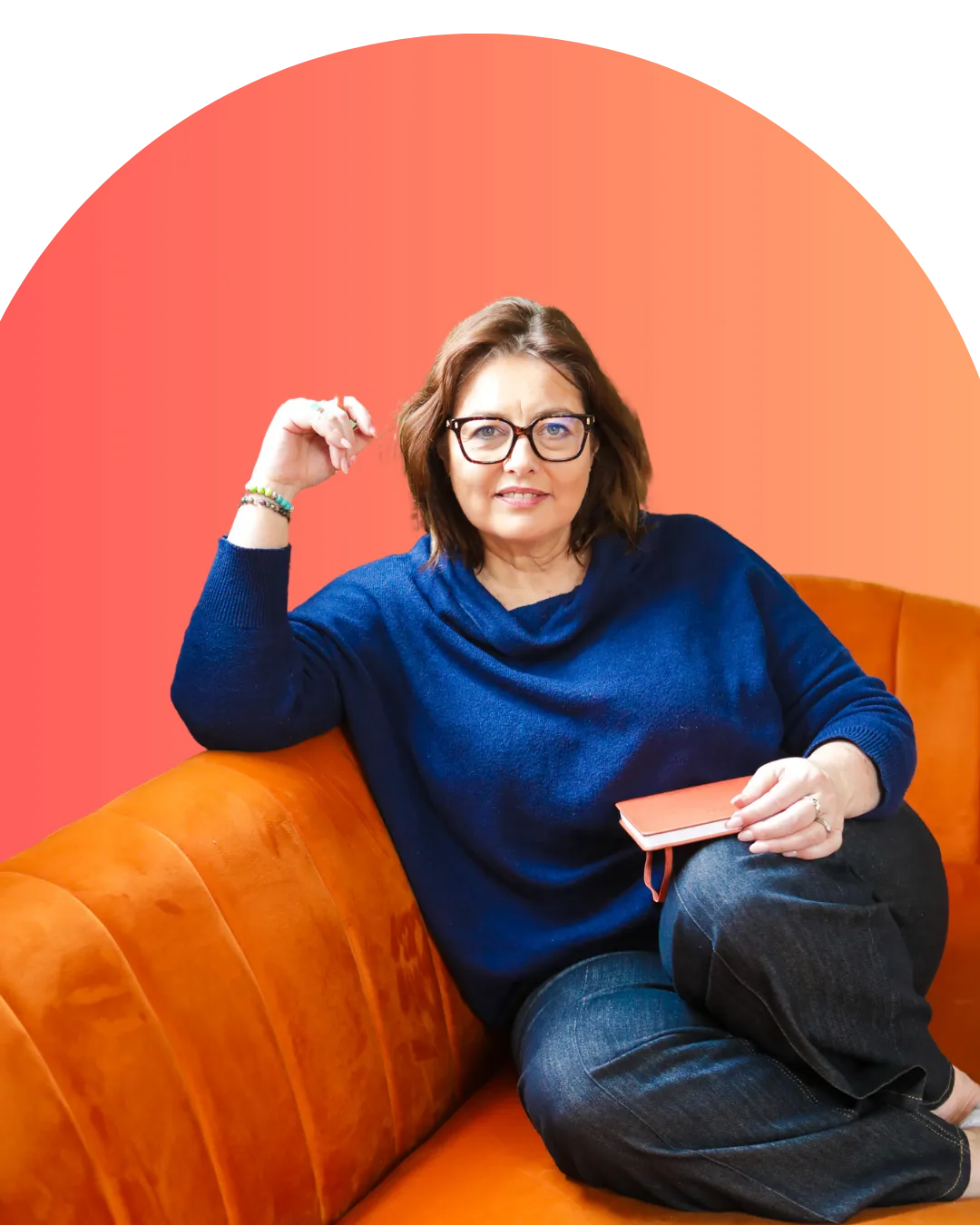 Elissa reading a book