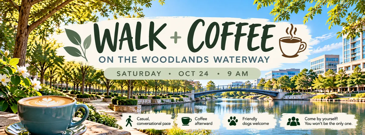 walk and coffee woodlands oct 24 2026