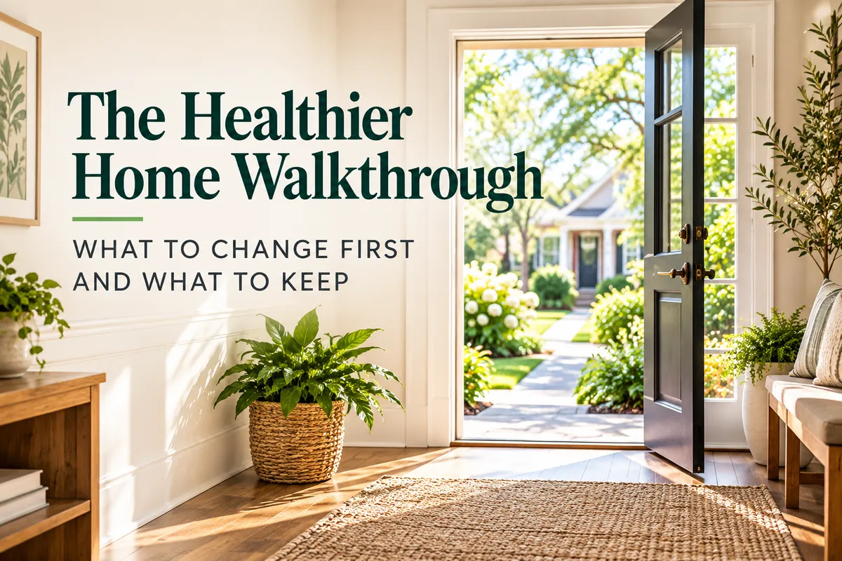 The Healthier Home Walkthrough: What to Change First and What to Keep