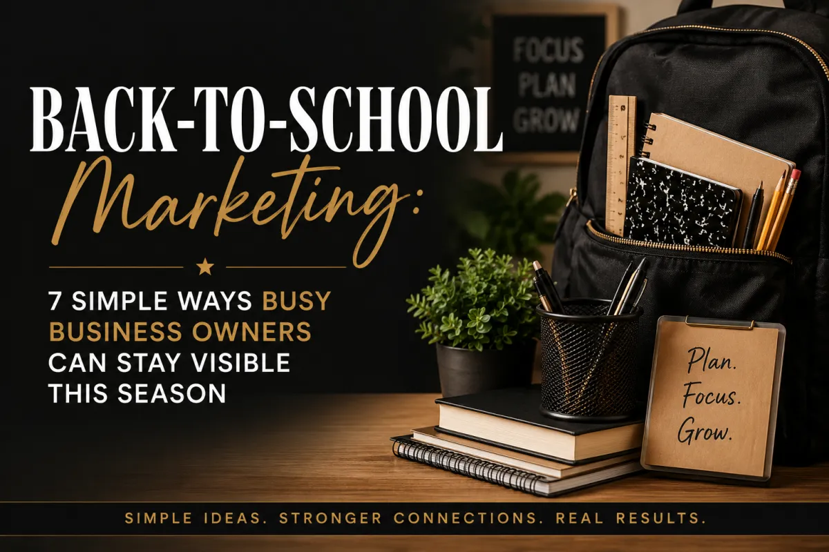 Back-to-School Marketing: 7 Simple Ways Busy Business Owners Can Stay Visible This Season