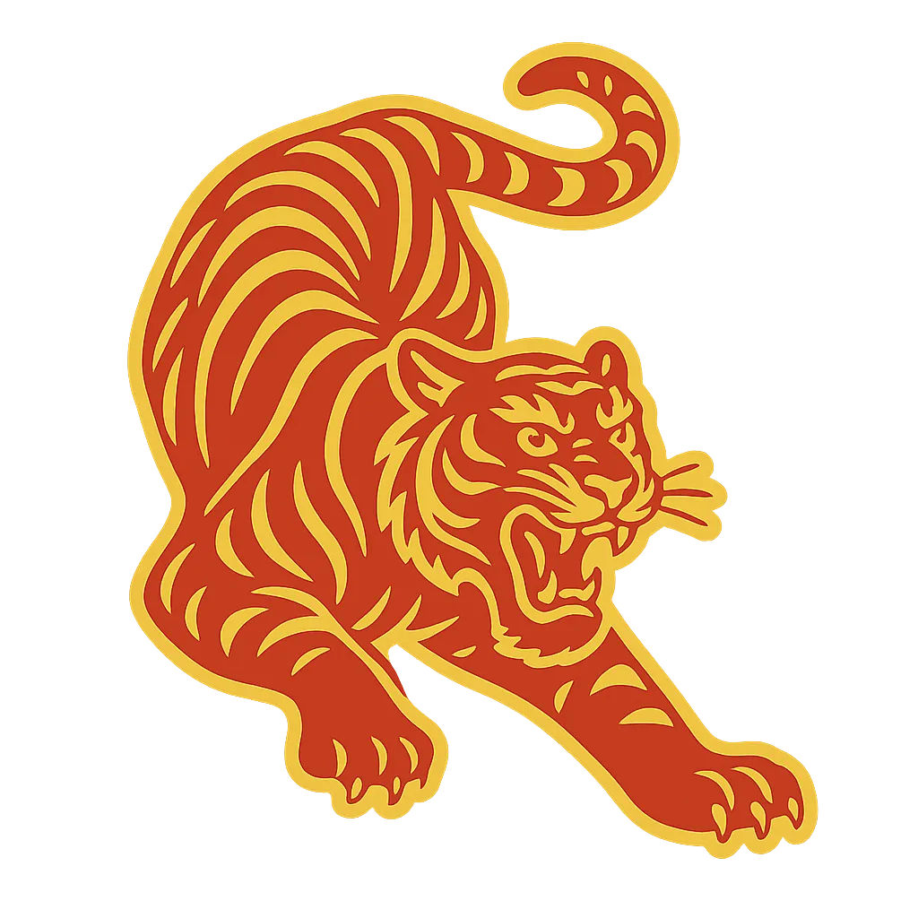 Kung Fu icon representing the Tiger animal style