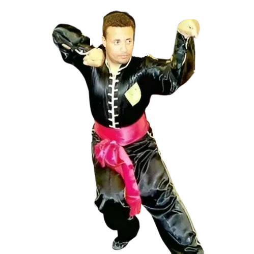 Master instructor of BSFL Kung Fu standing in front of class