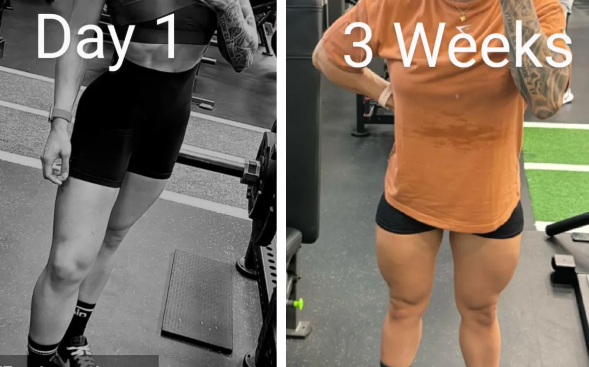 topless man in black pants holding black and yellow exercise equipment
