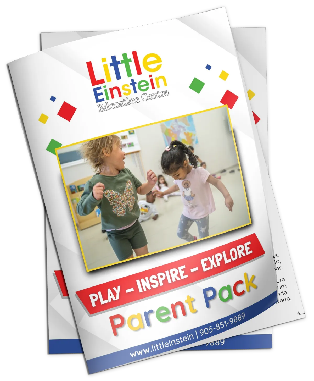 parent pack from Little Einstein Education Centre