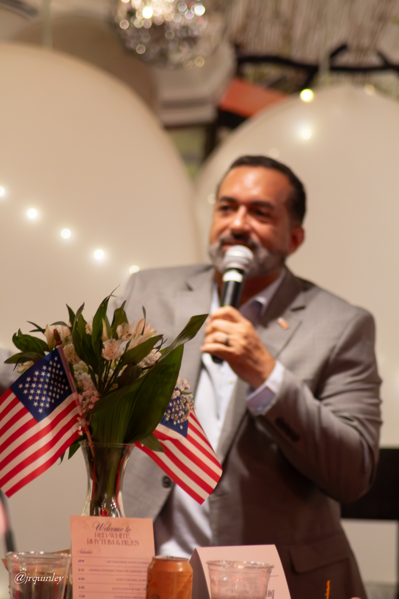 Photo of Clyde Jones speaker at a Mobile fundraiser 