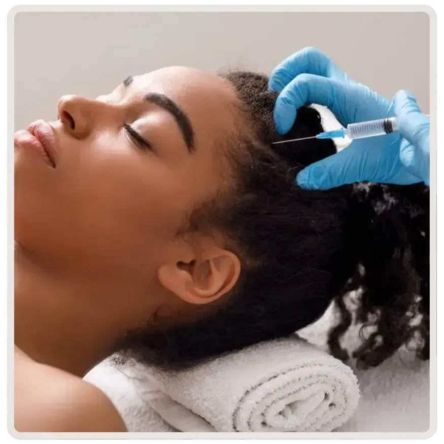 Fight hair thinning with PRP therapy in Toronto. Safe, non-surgical platelet-rich plasma treatment to stimulate natural hair regrowth and strengthen roots.