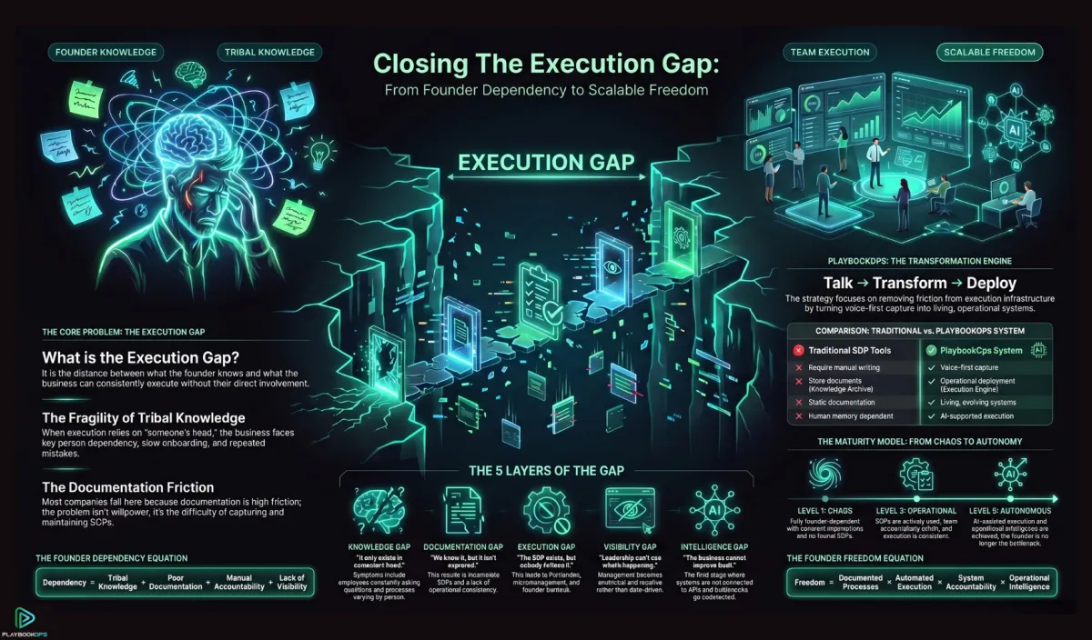 The Execution Gap: Why Your Business Can't Scale Past You — and What the Research Actually Says. 