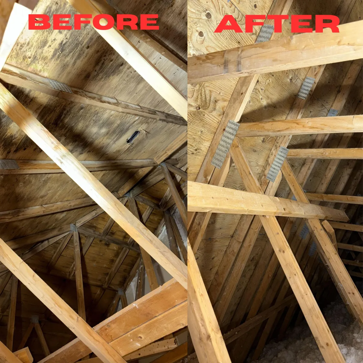 a large white house with a green roof