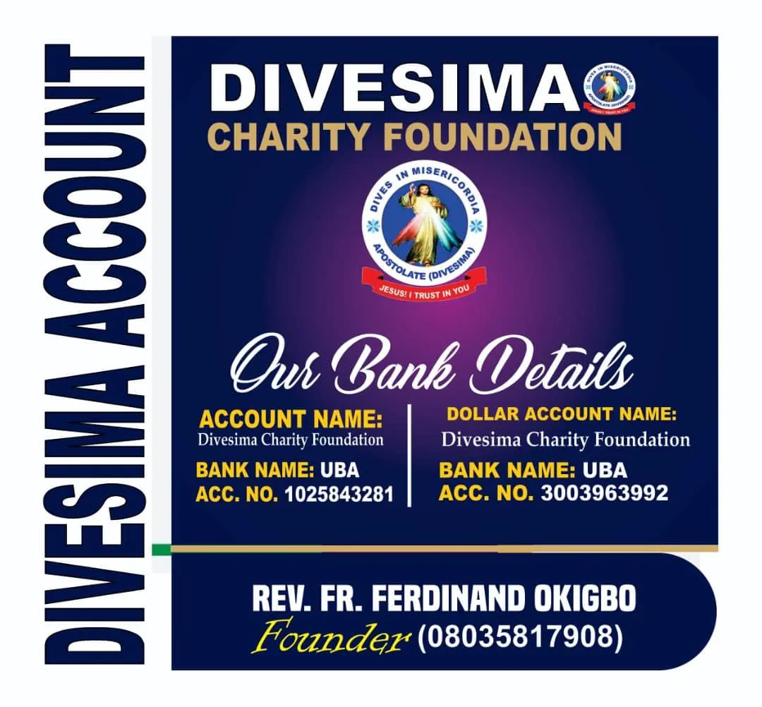 Divesima Charity Foundation banner
