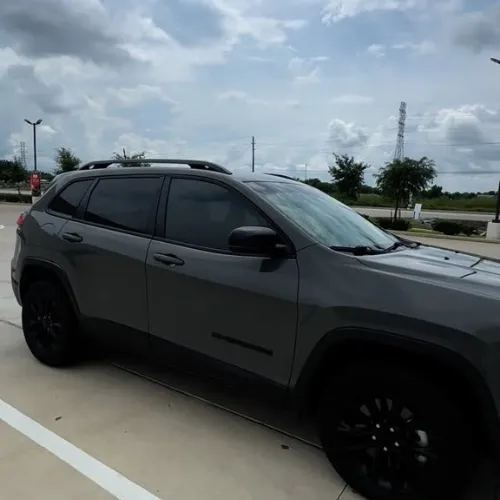 SUV window tint in Missouri City TX with full vehicle tint upgrade