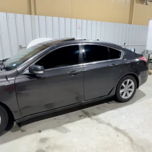 Gray sedan window tint in Richmond TX with smooth tint installation