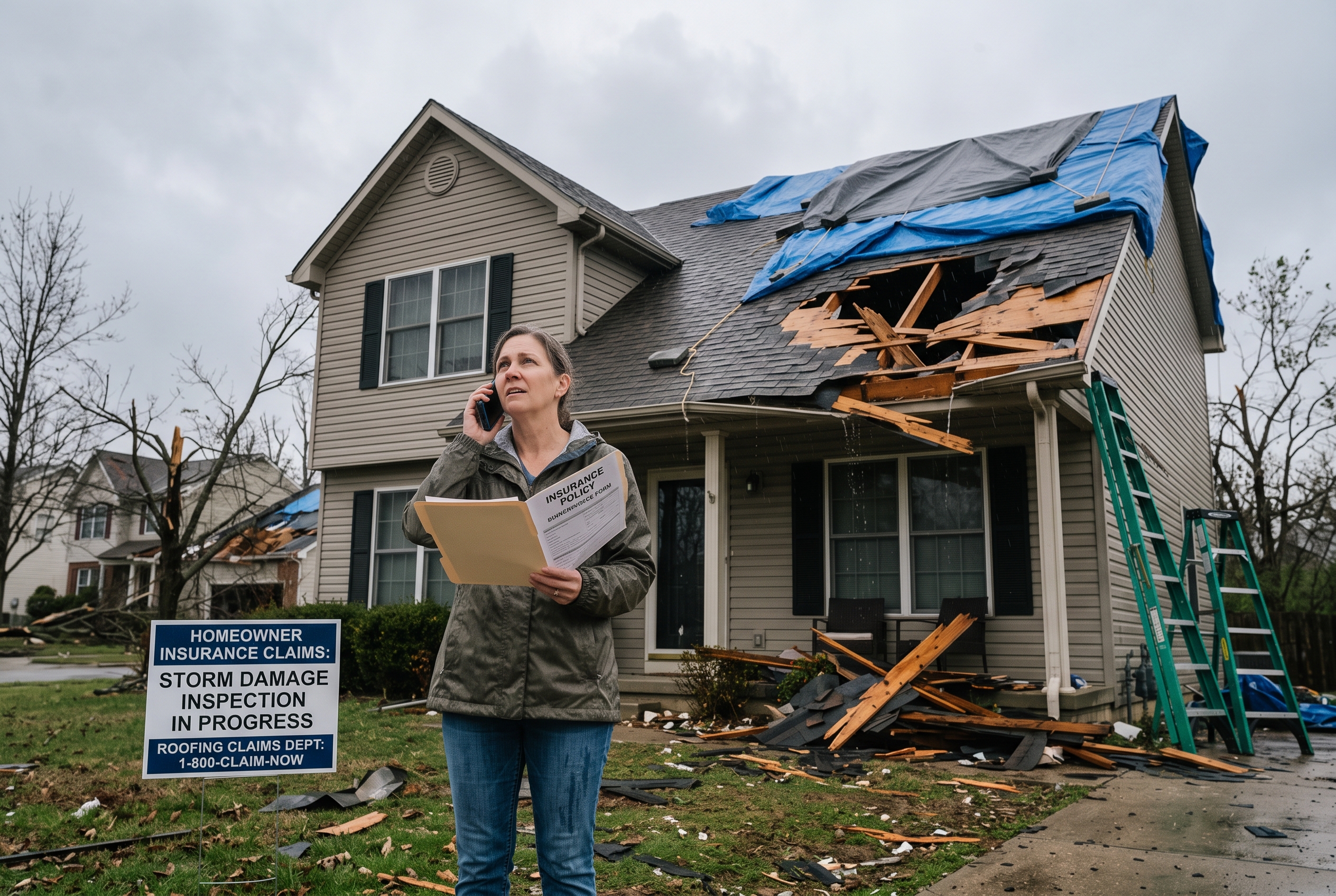 Roof Storm Damage Insurance Claims