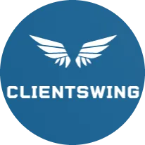 ClientSwing Blue Logo