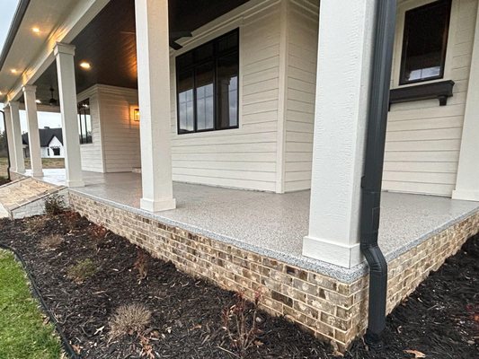 Rome Concrete builds and installs Patio