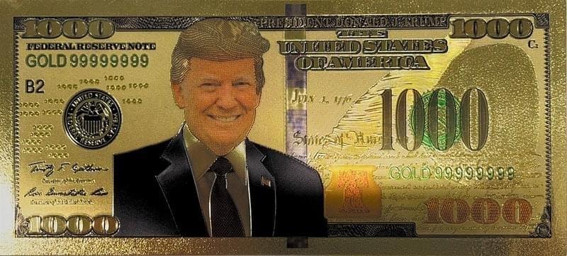 10 golden trump bucks