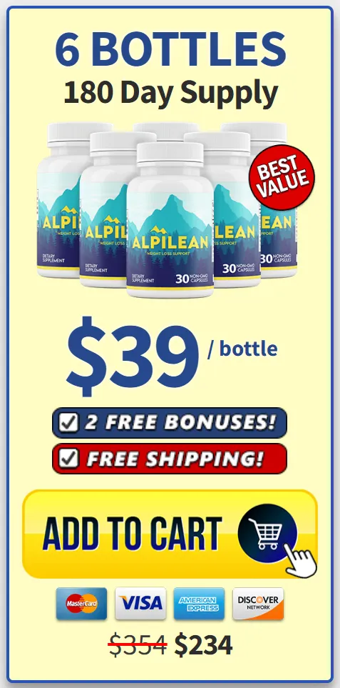 Alpilean 6 Bottle 
