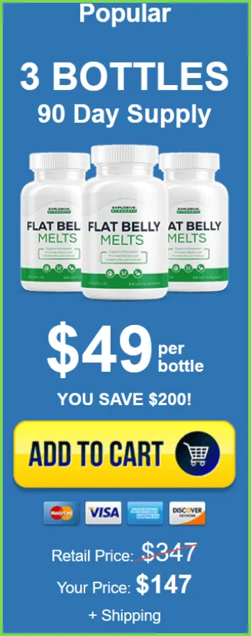 Flat Belly Melts Bottle 3