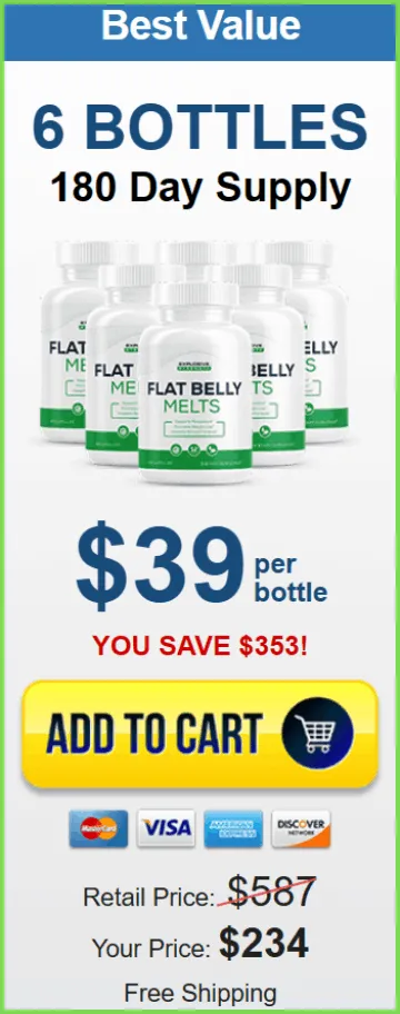 Flat Belly Melts Bottle 6